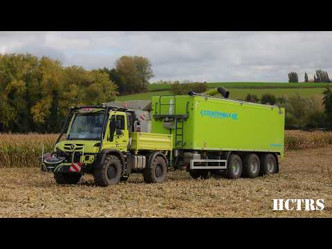 Smart agricultural logistics - Tecnokar Countrywalk walking floor trailer - Mercedes Benz Unimog