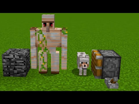 wolf + iron golem = ???