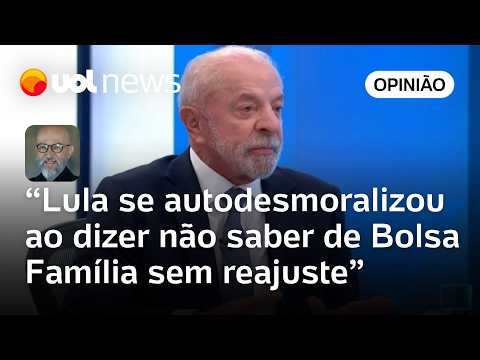 Lula se autodesmoralizou ao dizer que não sabia de Bolsa Família sem reajuste | Josias
