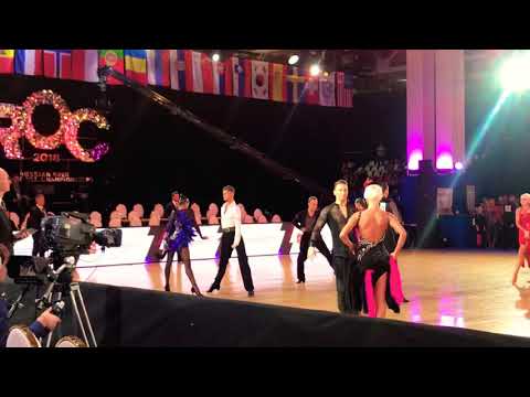 Danil Porcesco-Gozun - Elena Davitaia Cha cha cha Grandslam Moscow 2018