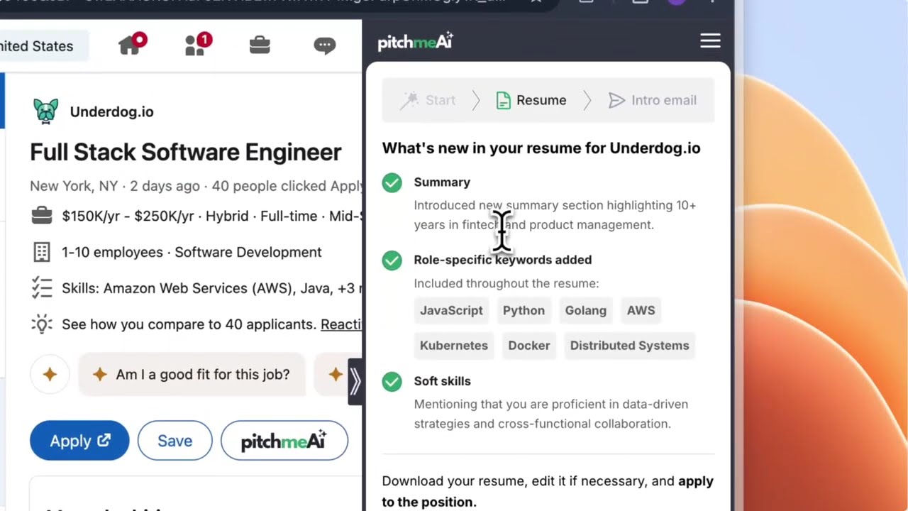 PitchMeAI Chrome Extension - how does it work in 30 seconds
