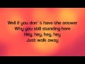 Walk away - Kelly Clarkson (Karaoke) 