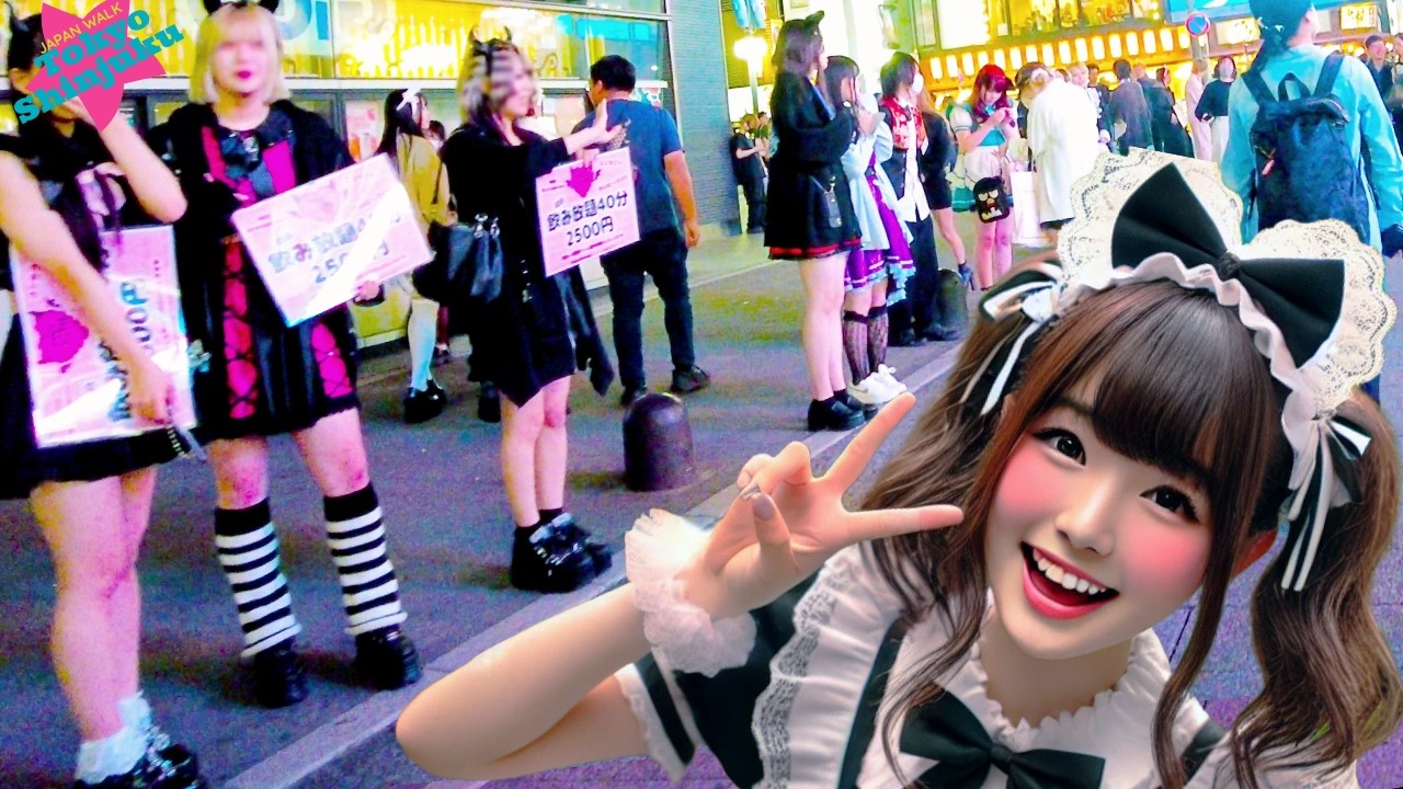 Tokyo Shinjuku 👍 Lively Street 💖 4K Nonstop 1 Hour