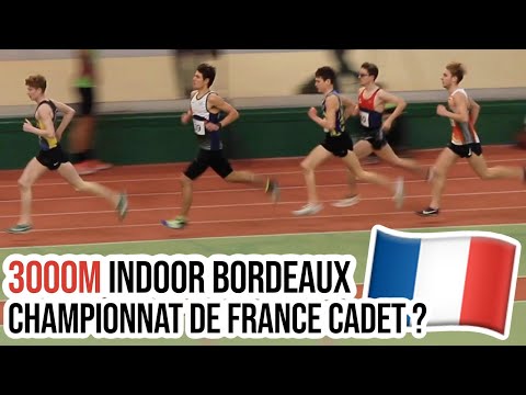 3000m Indoor - Championnat de France Cadet Officieux - Objectif -8min30 - Le retour des Compétitions