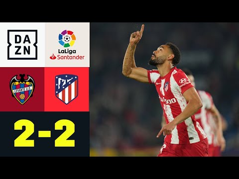 Zwei Elfmeter und zwei Platzverweise + Cunha Debüt-Treffer: Levante - Atlético 2:2 | LaLiga | DAZN