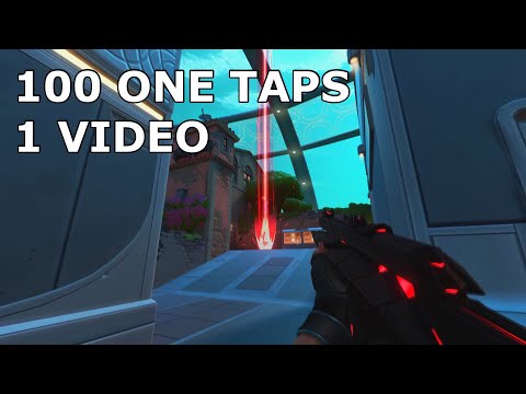 100 one taps in one video
