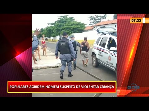 Populares agrediram homem suspeito de violentar criança de 12 anos em Timon 19 01 2021
