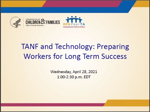 TANF and Technology: Preparing Workers for Long-Term Success