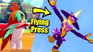 What happens when every Pokémon uses Flying Press in Pokémon Sword & Shield?