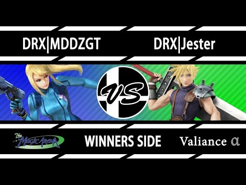 Valiance α- DRX MDDZGT (ZSS, Luigi) vs DRX Jester (Cloud) - WR3 - Smash 4 - Wii U