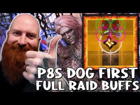 P8S Dog First Full Raid Buffs Strat | FFXIV Quick Guide by Xeno