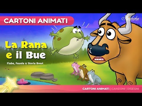 La Rana e il Bue (NUEVO) The Frog and the Ox Cartone Animati | Storie per Bambini
