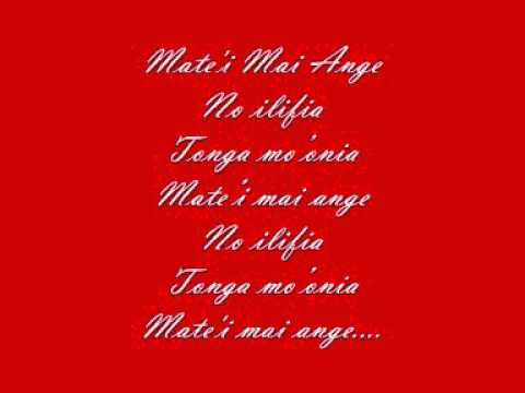 Mate'i Mai Ange (with lyrics) - R19 RECORDZ 2010 SOLITI ALBUM