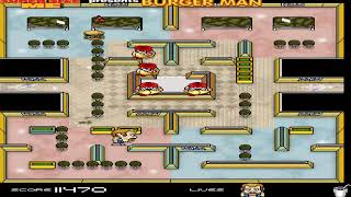 Burger Man BURGERMAN SUPER SIZE ME ONLINE PAC MAN CLONE ELEMENTS FROM KIBAGAMES KIBA GAMES COM