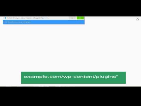 Prevent Directory Browsing Via htaccess Video 15 Wordpress Security