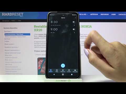 Poner el despertador en NOKIA XR20 - poner la alarma