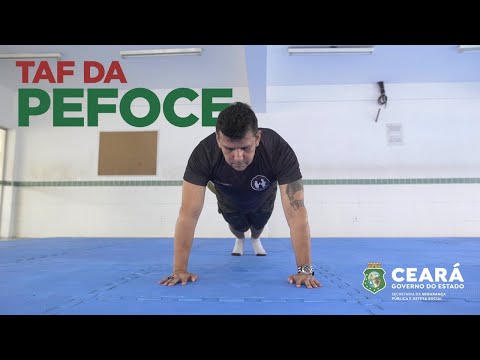 TAF: Confira os exercícios do teste da Pefoce