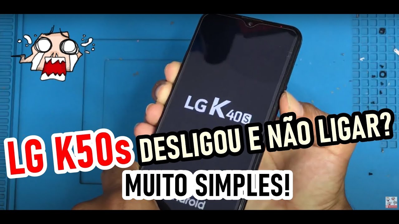 CELULAR DESLIGOU DO NADA LG K40s K41s K50 (SIMPLES!).