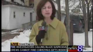 Were gifts stolen before church fire?