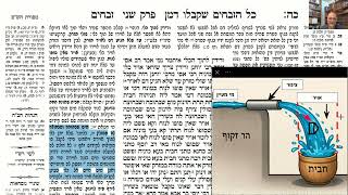 דף יומי מסכת זבחים דף כה Daf yomi Masechet Zevachim page 25  ע"י יוני גוטמן (שיעורי הדף היומי ב-20 דקות – מועבר ע"י ר' יוני גוטמן – לעילוי נשמת אביו ר' אלימלך צבי (צביקה) גוטמן ז"ל) - התמונה מוצגת ישירות מתוך אתר האינטרנט יוטיוב. זכויות היוצרים בתמונה שייכות ליוצרה. קישור קרדיט למקור התוכן נמצא בתוך דף הסרטון