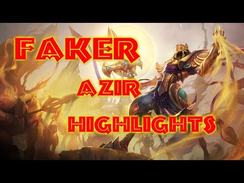 SKT T1 Faker - Azir vs. Ahri - Highlights - Korean SoloQ - Season 2015 - League of Legends