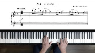 “Le Matin” (The Morning) by Reinhold Glière - P. Barton, FEURICH piano