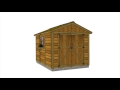 Outdoor Living Today 8x12 SpaceMaker Storage Shed with Double Doors