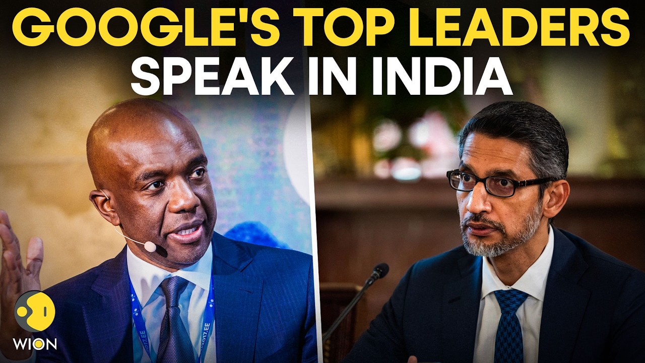 LIVE: Google CEO Sundar Pichai, Demis Hassabis & James Manyika Speak At Media Reception In India
