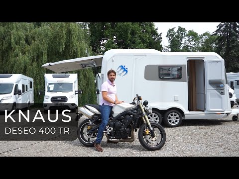 A trailer for motorcycle fans 🏍️ - KNAUS DESEO 400 TR