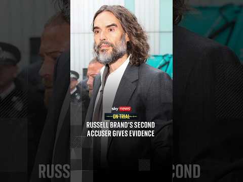 Russell Brand's second accuser gives evidence