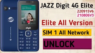 Jazz Digit 4G Elite All Network Sim Unlock🔓All Version Sim1Unlock For All Network Downgrade V6 To V3