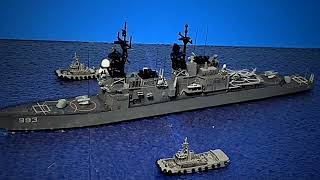 1/700　現用艦船倶楽部17　米国駆逐艦キッド級　キッド　ピットロード