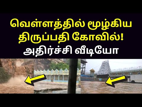 இயற்கையின் சக்தியை பாருங்கள் | tirupati flood new video news today 2021