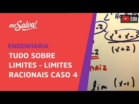 Me Salva! Cálculo - Tudo sobre Limites - Limites racionais caso 4