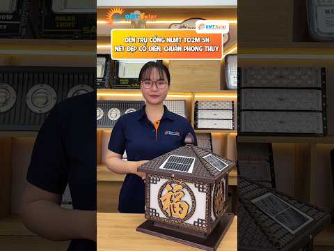 Đèn trang trí cổng chữ phúc năng lượng mặt trời TC12M-5N