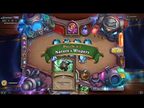 Puzzle Lab Mirror -  Astromancer Arwyn - Second Part - Hearthstone