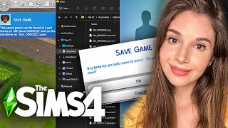 THIS will fix your Sims 4 CRASH & recover your game (lost game, progress, sims)