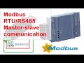 Modbus RS485 RTU Master Slave Communication Using CB1241 And Slave Simulator