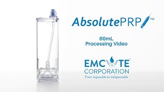 AbsolutePRP™ 60mL Processing Video
