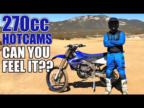Yamaha YZ250FX vs 270cc + Hotcams - back to back comparison on MX track
