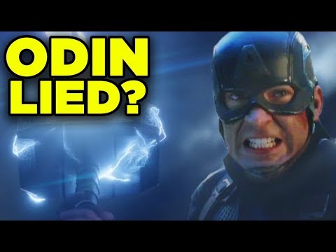 Avengers Endgame Cap Hammer Lightning Explained! Did Odin Lie? | Total Conspiracy