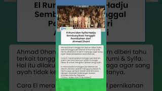 El Rumi & Syifa Hadju Sembunyikan Tanggal Pernikahan dari Ahmad Dhani, Tak Mau Sang Ayah Keceplosan