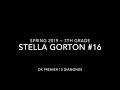 Stella Gorton #16. Setter, left handed, 4.0 student, 7th grade (13's club season highlights)