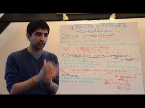 Y1/IB 36) Policies to Reduce Unemployment with Evaluation