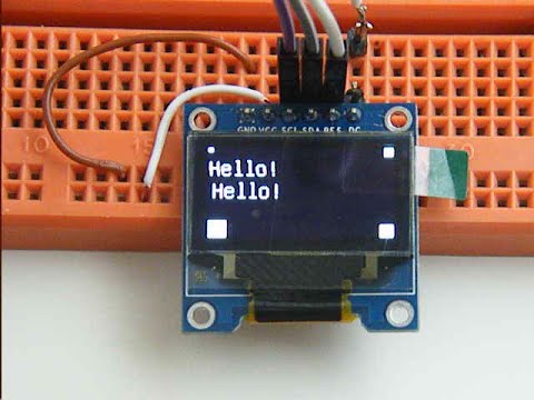 OLED Display using U8GLIB library on Arduino Due