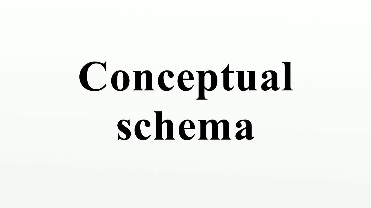 Conceptual schema