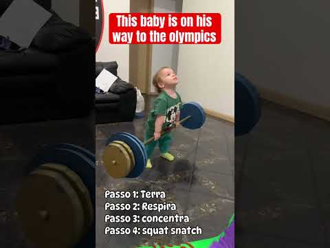 This baby is on his way to the olympics