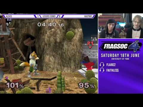 Fragsoc 4 L.Semis - Alexis (Falco) vs HaoTwo (Fox)