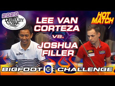 HOT MATCH: Lee Vann CORTEZA vs. Joshua FILLER - 2020 DERBY CITY CLASSIC BIGFOOT 10-BALL CHALLENGE