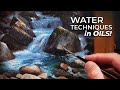 Real Time Oil Painting Watch This Waterfall Take Shape Over 3 Hours